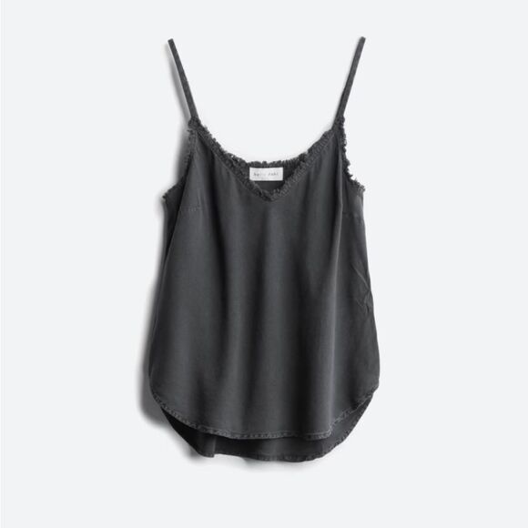 Bella Dahl Tops - Bella Dahl Nicoletta Frayed Hem Top Cami in dark grey size L